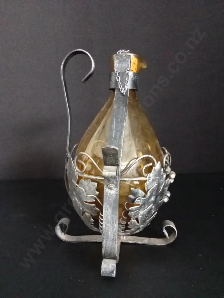 METAL AND GLASS JUG H30CM Image 1++