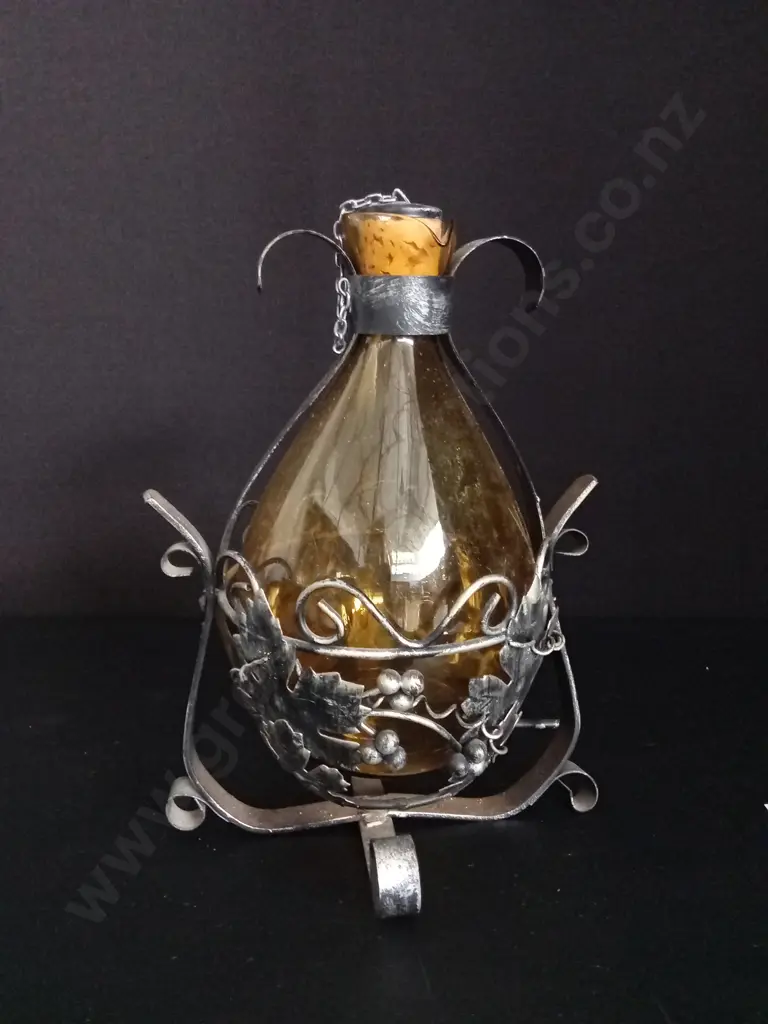 METAL AND GLASS JUG H30CM Image 1++
