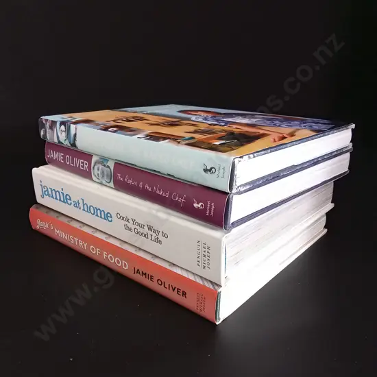 4 JAMIE OLIVER COOKBOOKS