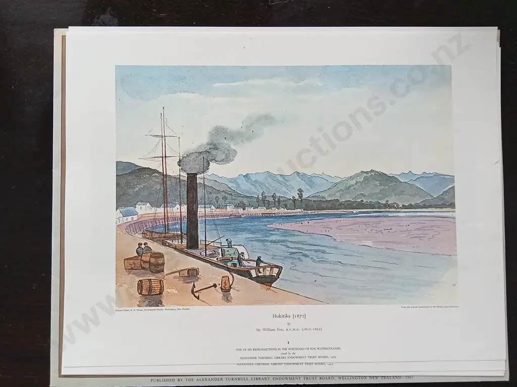 6 PRINTS BY SIR WILLIAM FOX, A PORTFOLIO OF SIX VIEWS, PUBLISHED 1967 Image 1++