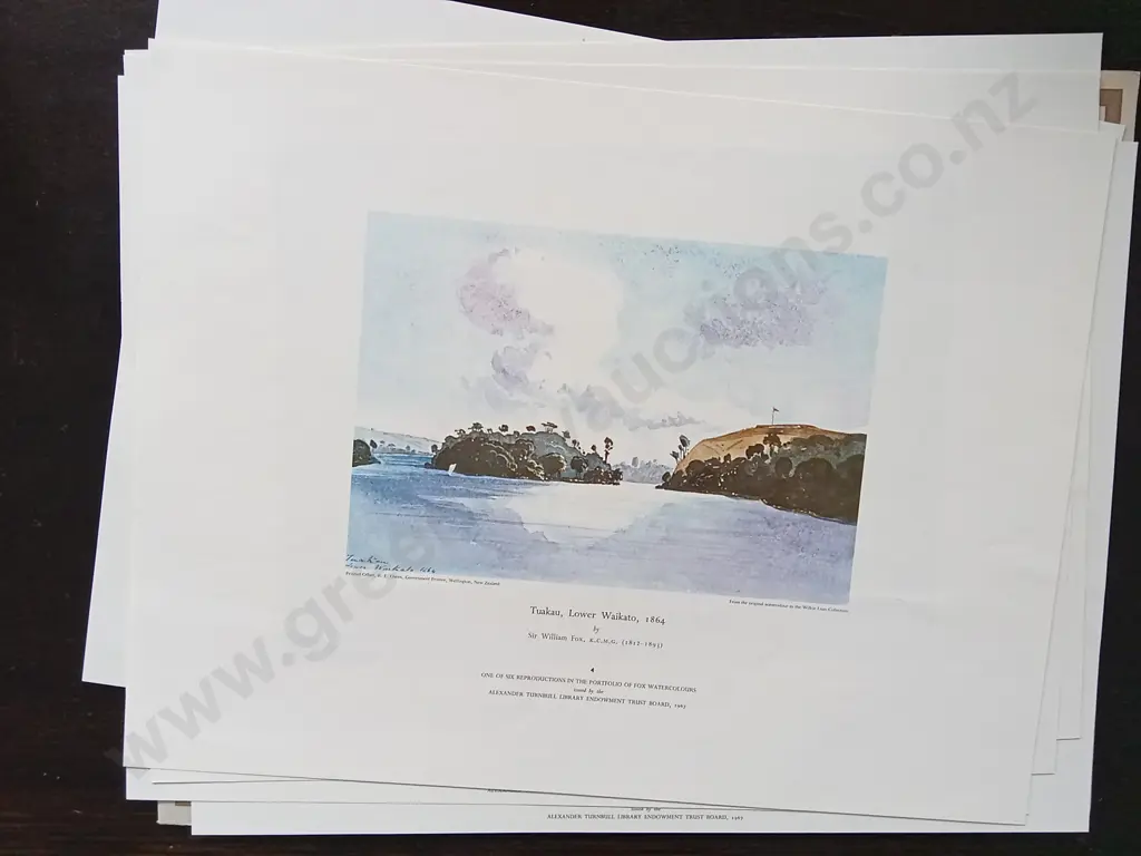 6 PRINTS BY SIR WILLIAM FOX, A PORTFOLIO OF SIX VIEWS, PUBLISHED 1967 Image 1++
