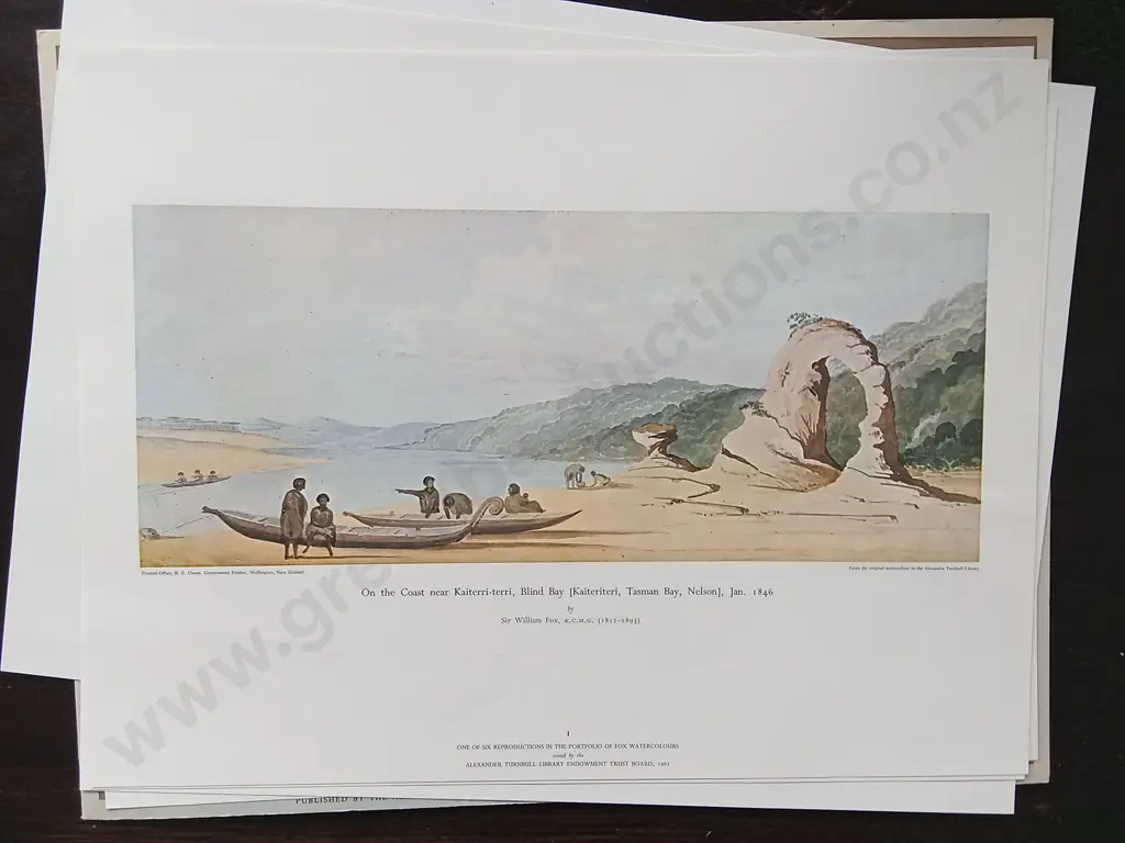 6 PRINTS BY SIR WILLIAM FOX, A PORTFOLIO OF SIX VIEWS, PUBLISHED 1967 Image 1++