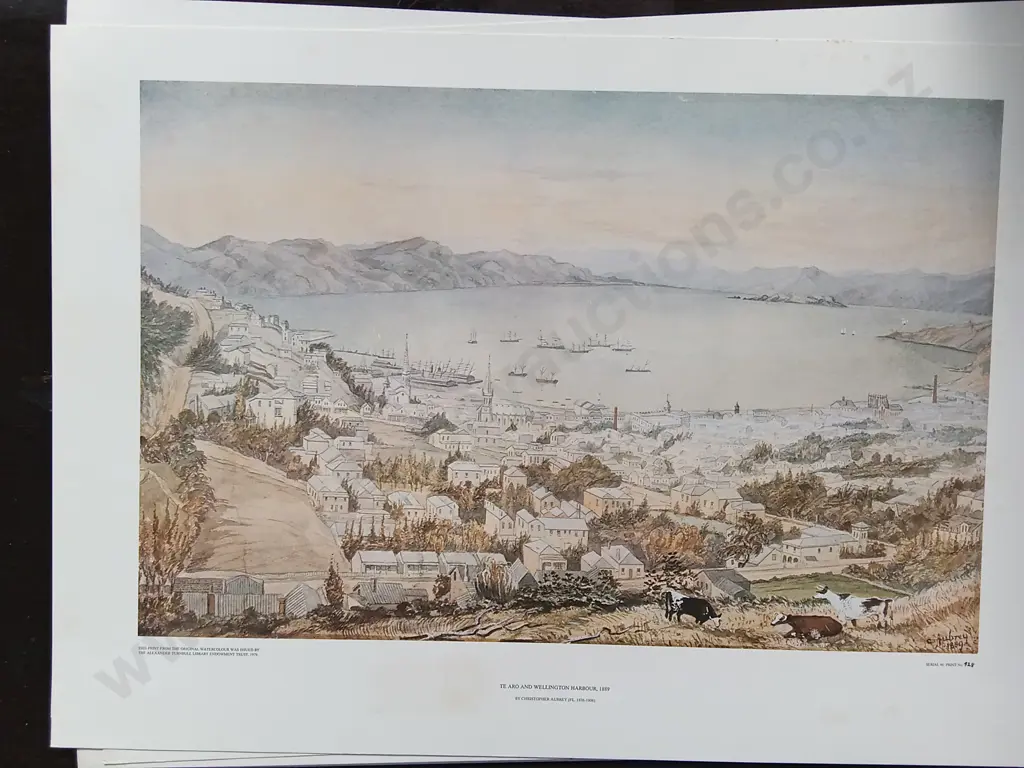3 VINTAGE PRINTS BY CHRISTOPHER AUBREY, THE ALEXANDER TURNBULL LIBRARY PRINTS 1979 Image 1++