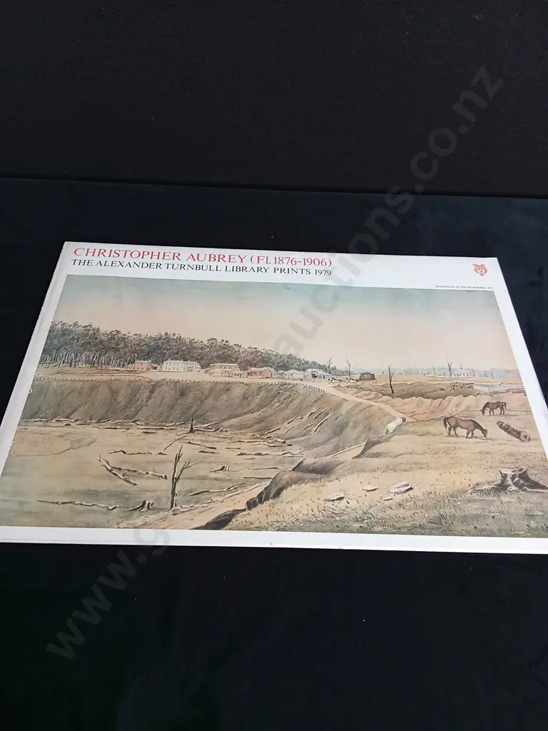 3 VINTAGE PRINTS BY CHRISTOPHER AUBREY, THE ALEXANDER TURNBULL LIBRARY PRINTS 1979 Image 1++