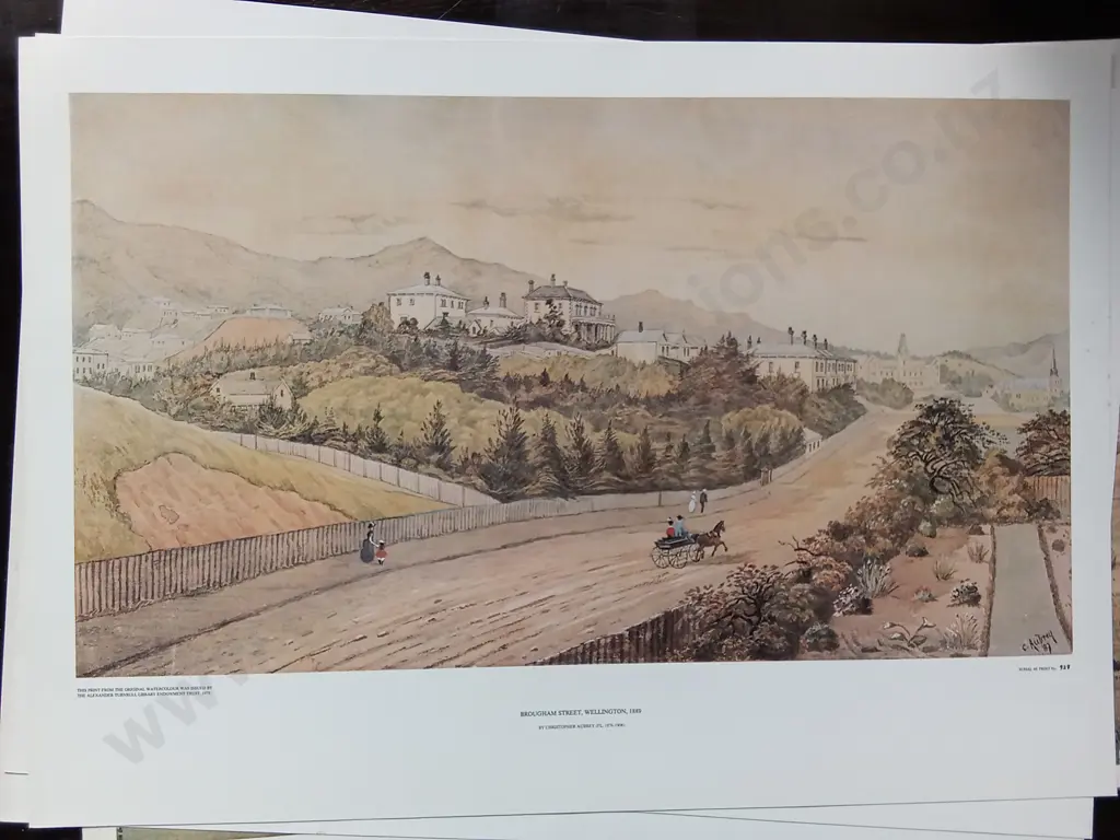 3 VINTAGE PRINTS BY CHRISTOPHER AUBREY, THE ALEXANDER TURNBULL LIBRARY PRINTS 1979 Image 1++