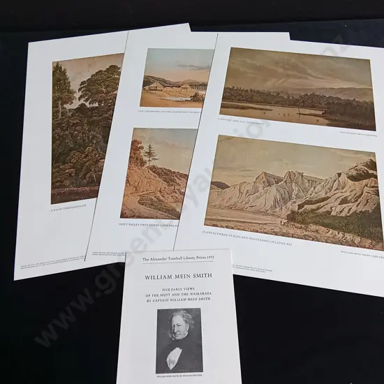 3 VINTAGE PRINTS BY WILLIAM MEIN SMITH, THE ALEXANDER TURNBULL LIBRARY PRINTS 1972