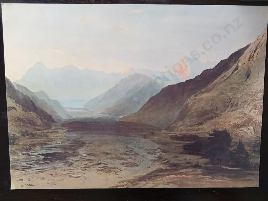 3 VINTAGE PRINTS BY JOHN GULLY, THE ALEXANDER TURNBULL LIBRARY PRINTS 1974 Image 1++