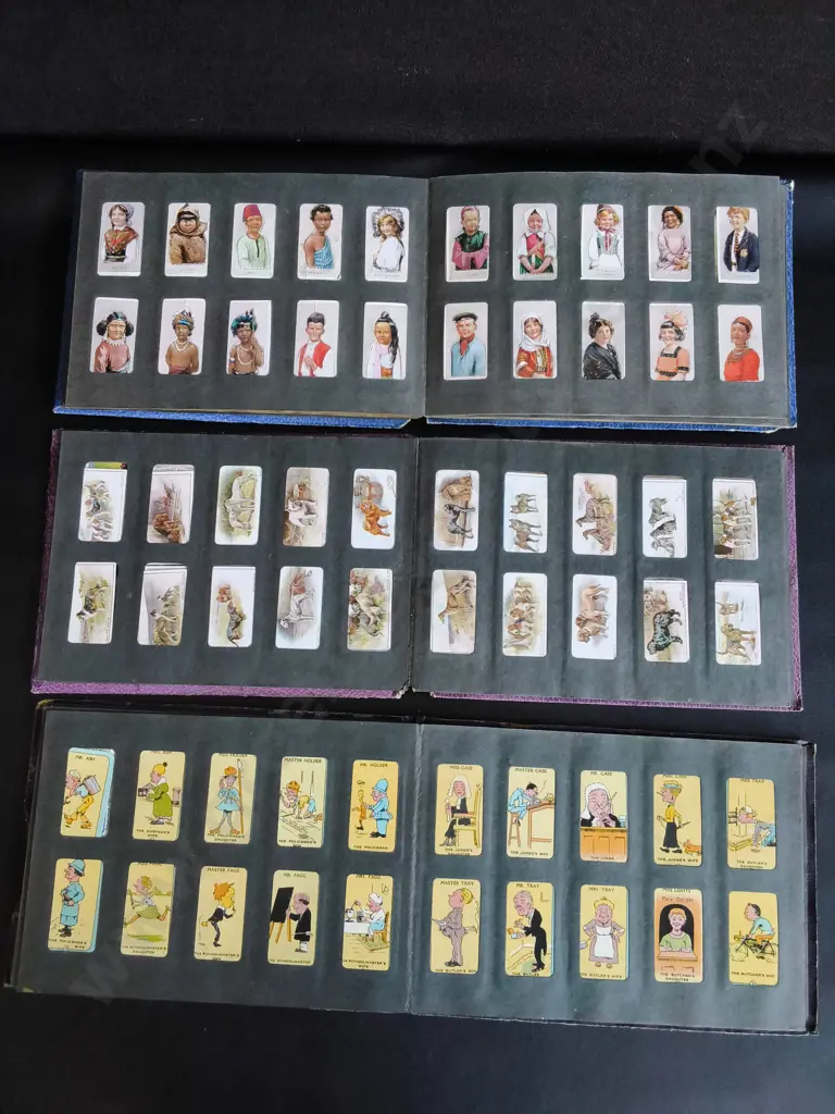 3 VINTAGE THREE CASTLES CIGARETTES PICTURE ALBUMS Image 1++