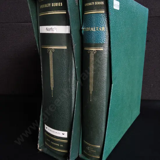 PAIR OF SCOTT SPECIALTY SERIES STAMP ALBUMS