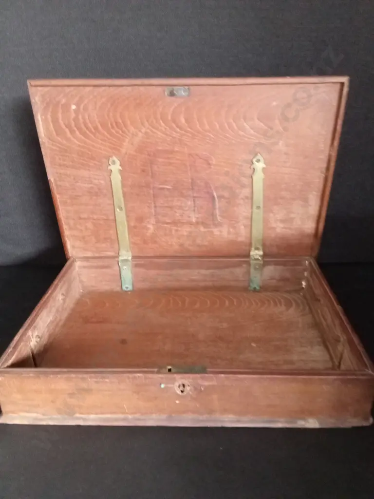 3 WOODEN BOXES LARGEST L40CM D28CM H3CM Image 1++