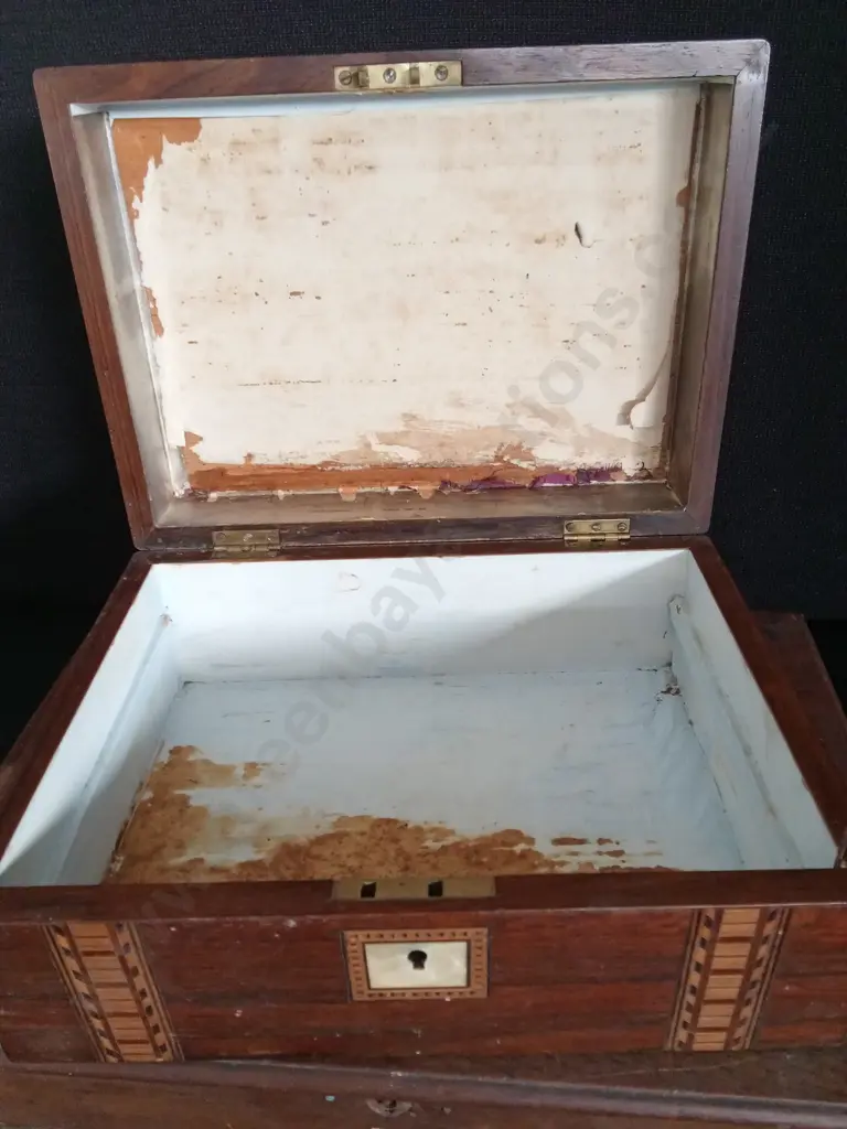 3 WOODEN BOXES LARGEST L40CM D28CM H3CM Image 1++