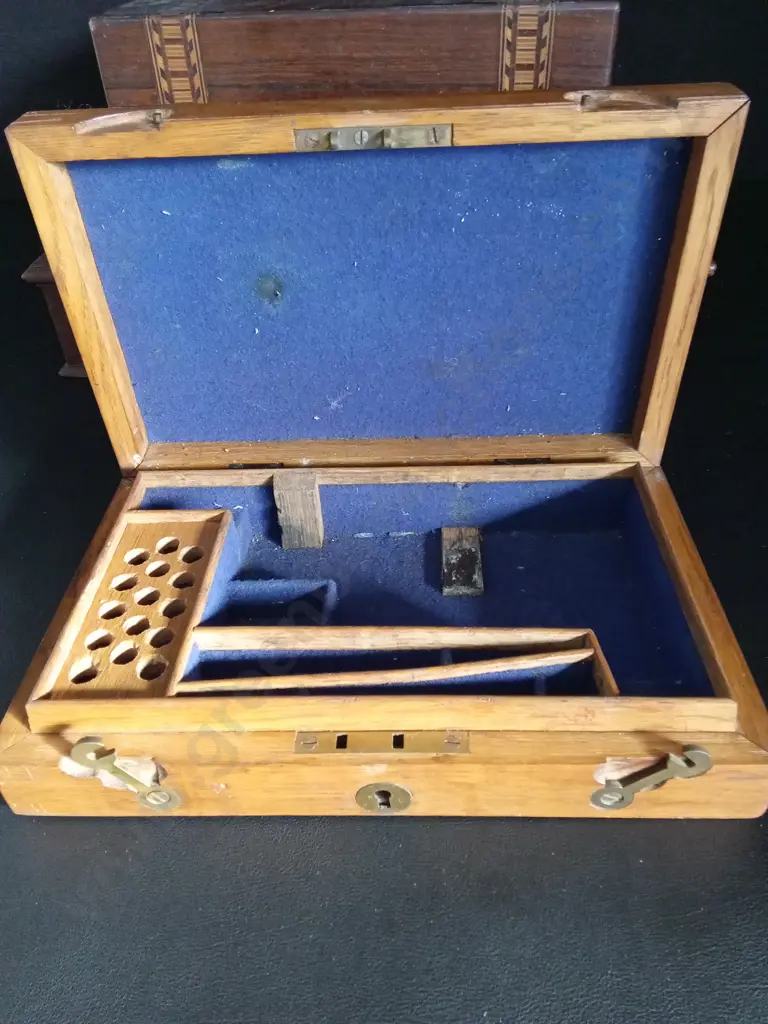 3 WOODEN BOXES LARGEST L40CM D28CM H3CM Image 1++
