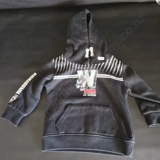 CHILDRENS TIKI THE WARRIOR HOODIE SIZE 2