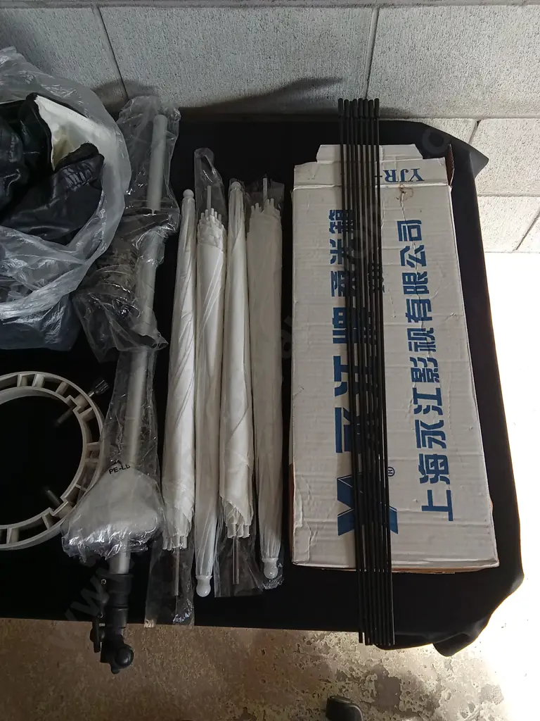 PHOTOGRAPHY LIGHTING KIT INCLUDING TWO RING LIGHTS, AND CARRYING CASES Image 1++