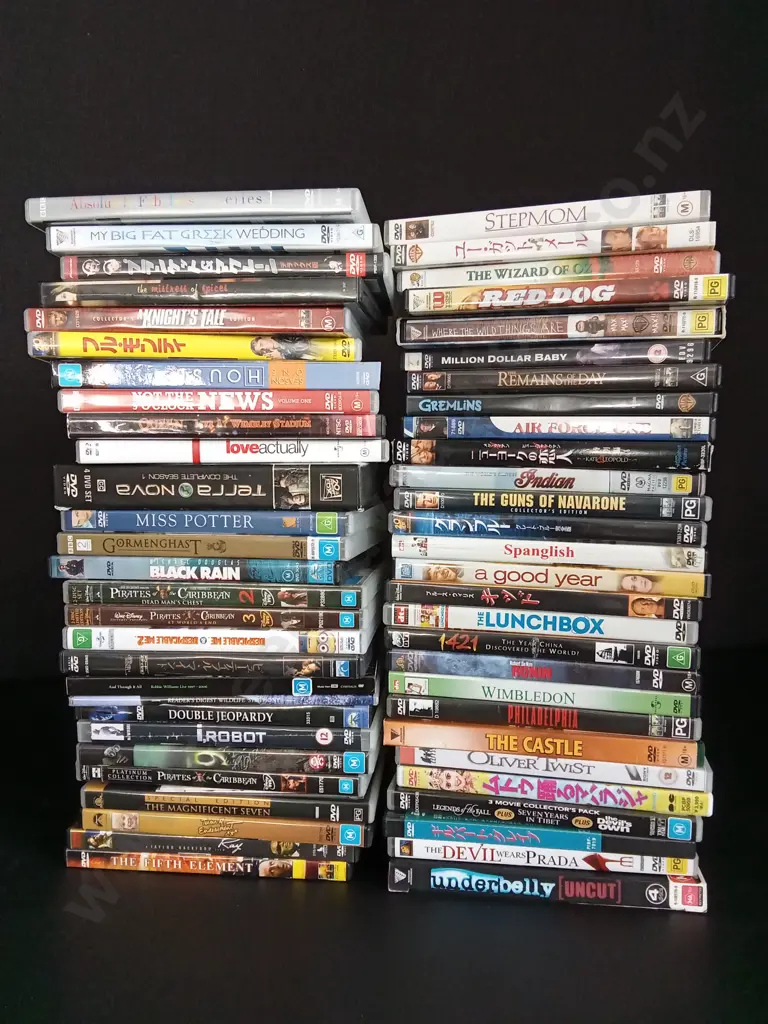 COLLECTION OF DVDS Image 1++
