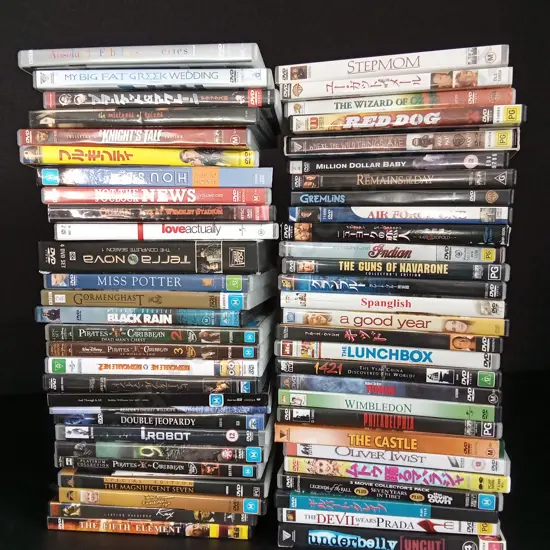 COLLECTION OF DVDS