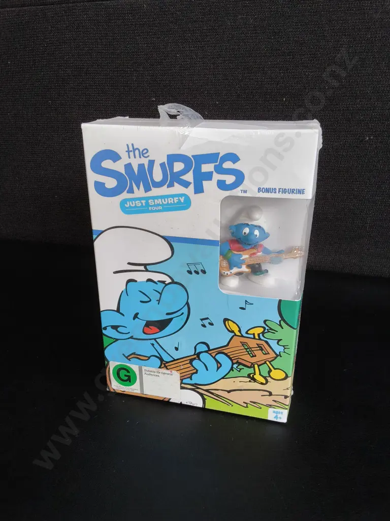 SMURFS DVD SET INCLUDING FIGURINE Image 1++