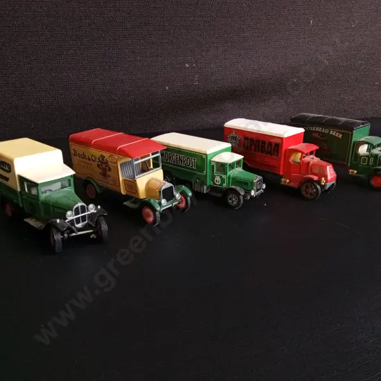 5 VINTAGE DIECAST MODEL VEHICLES, MATCHBOX