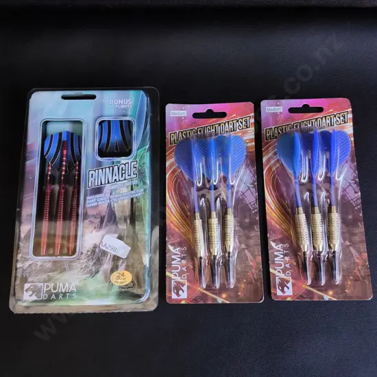 3 BRAND NEW PACKS OF DARTS