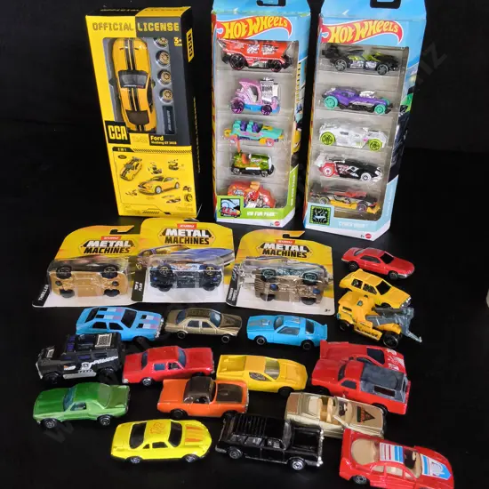 BOX OF TOY CARS