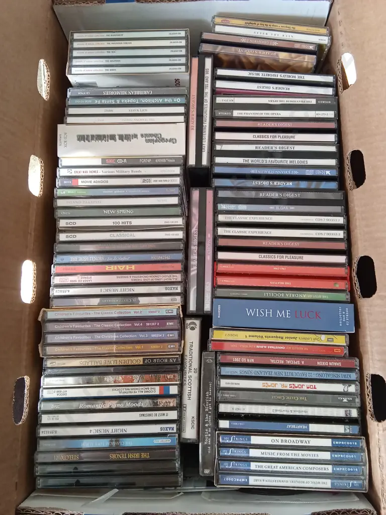 BOX OF CDS Image 1++