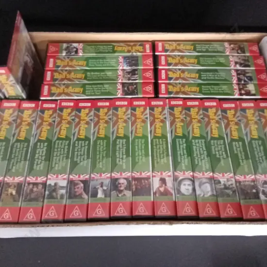 COMPLETE SET OF DADS ARMY VHS, SOME UNOPENED
