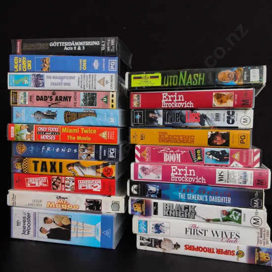 COLLECTION OF VHS TAPES