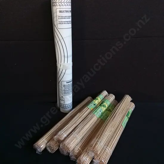 SILICONE PASTRY MAT AND BRAND NEW BAMBOO ROLLING MATS