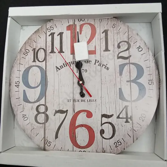 WALL CLOCK DIA 33CM