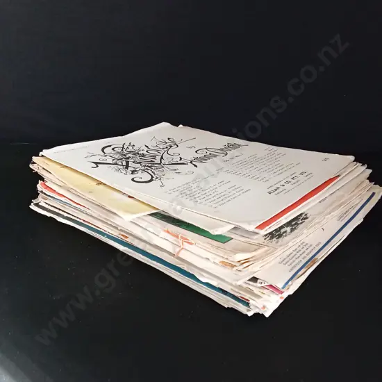 STACK OF SHEET MUSIC