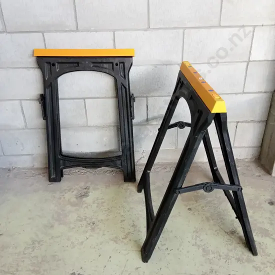 PAIR OF FOLDING SAW HORSES