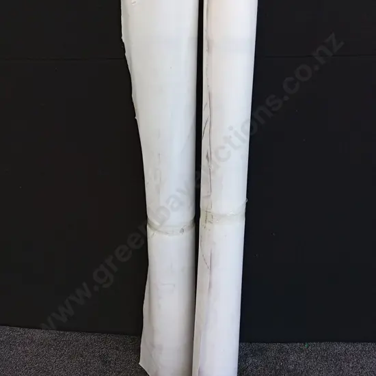 2 ROLLS OF PRINTED MATERIAL, W 1.26 M
