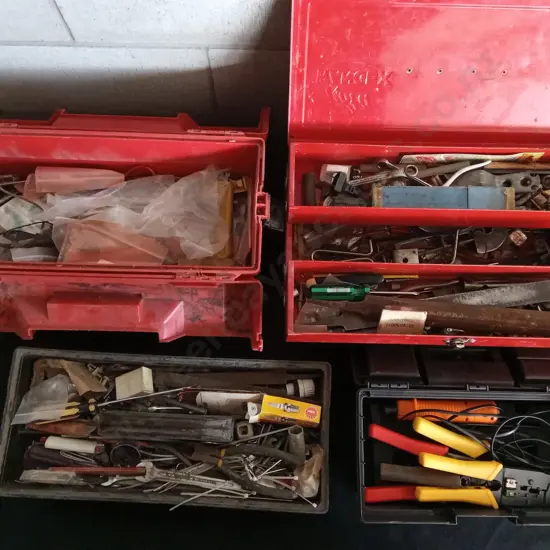 3 TOOL BOXES INCLUDING CONTENTS