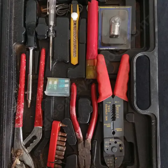 CASE OF MISCELLANEOUS TOOLS
