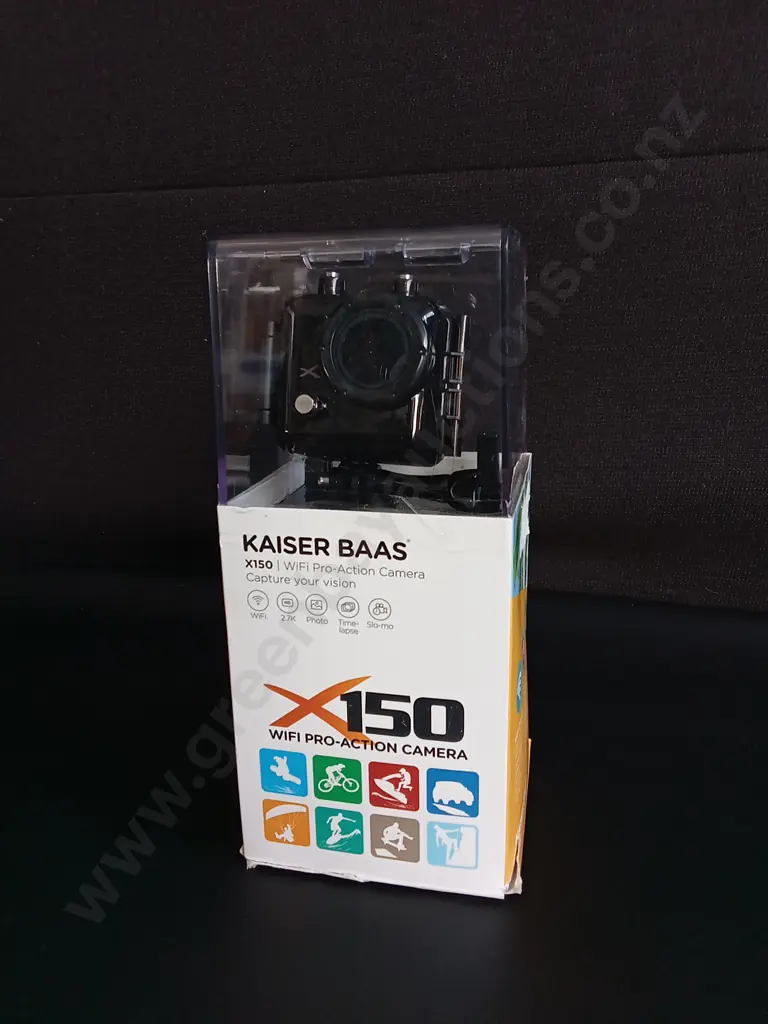 KAISER BAAS ACTION CAMERA, PACKAGED Image 1++