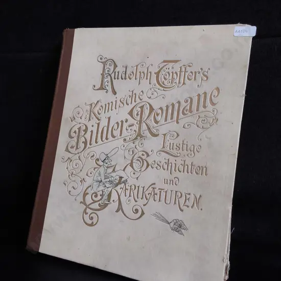 VINTAGE GERMAN EDITION OF RUDOLPH TÖPFFER'S KOMISCHE BILDER-ROMANE: LUSTIGE GESCHICHTEN AND KARIKATUREN