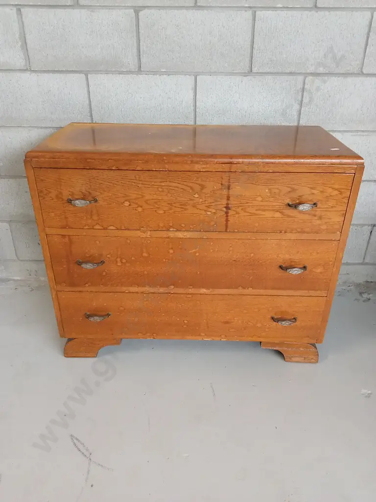 VINTAGE WOODEN DRAWERS, H 75CM X L 92CM X D 41CM Image 1++