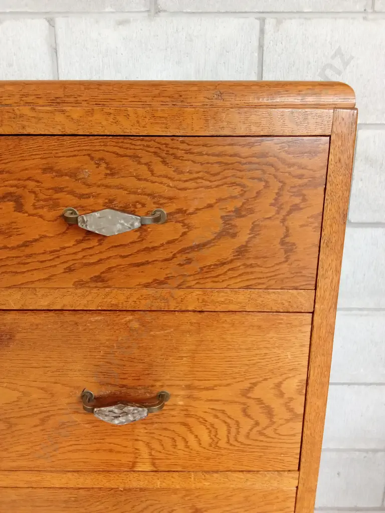 TALL SET OF DRAWERS, H 104CM X W 77CM X D 41CM Image 1++
