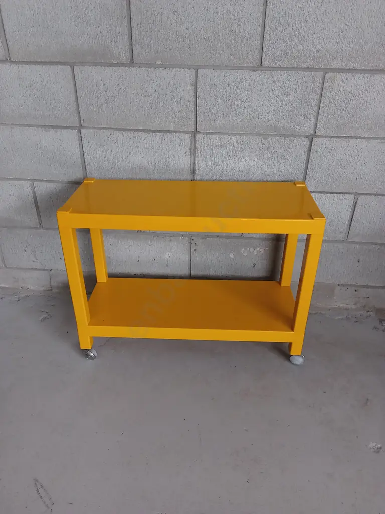 YELLOW INDUSTRIAL STYLE MOBILE CART Image 1++