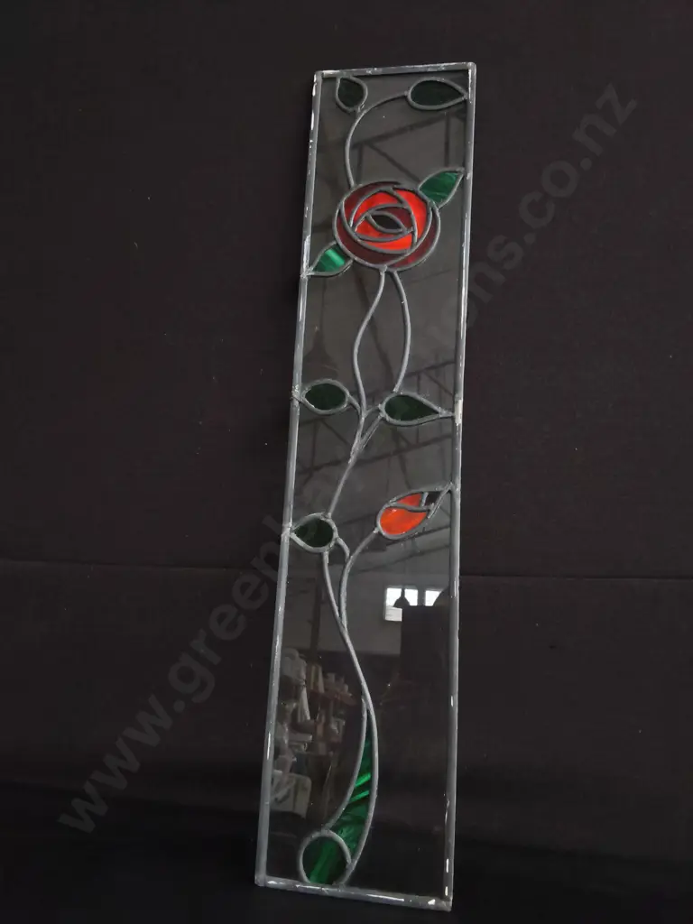 STAINED GLASS PANEL, H 91 CM Image 1++