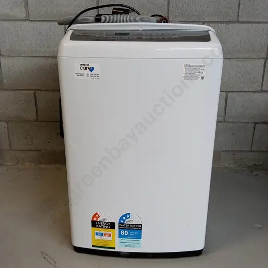 SAMSUNG WASHING MACHINE, H 86CM X W 53CM X D 53CM