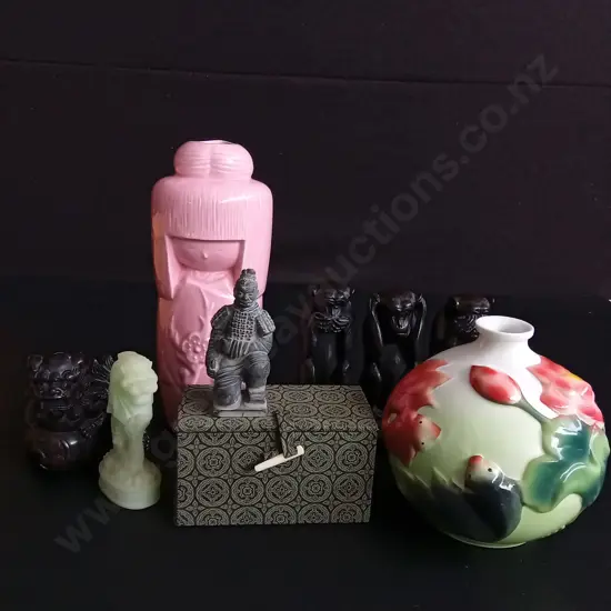 6 PIECES ASIAN HOME DECOR TALLEST H22CM
