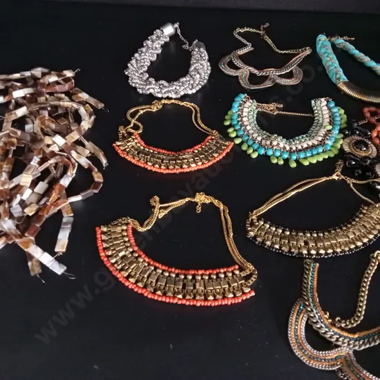 BOX OF COSTUME JEWELLERY