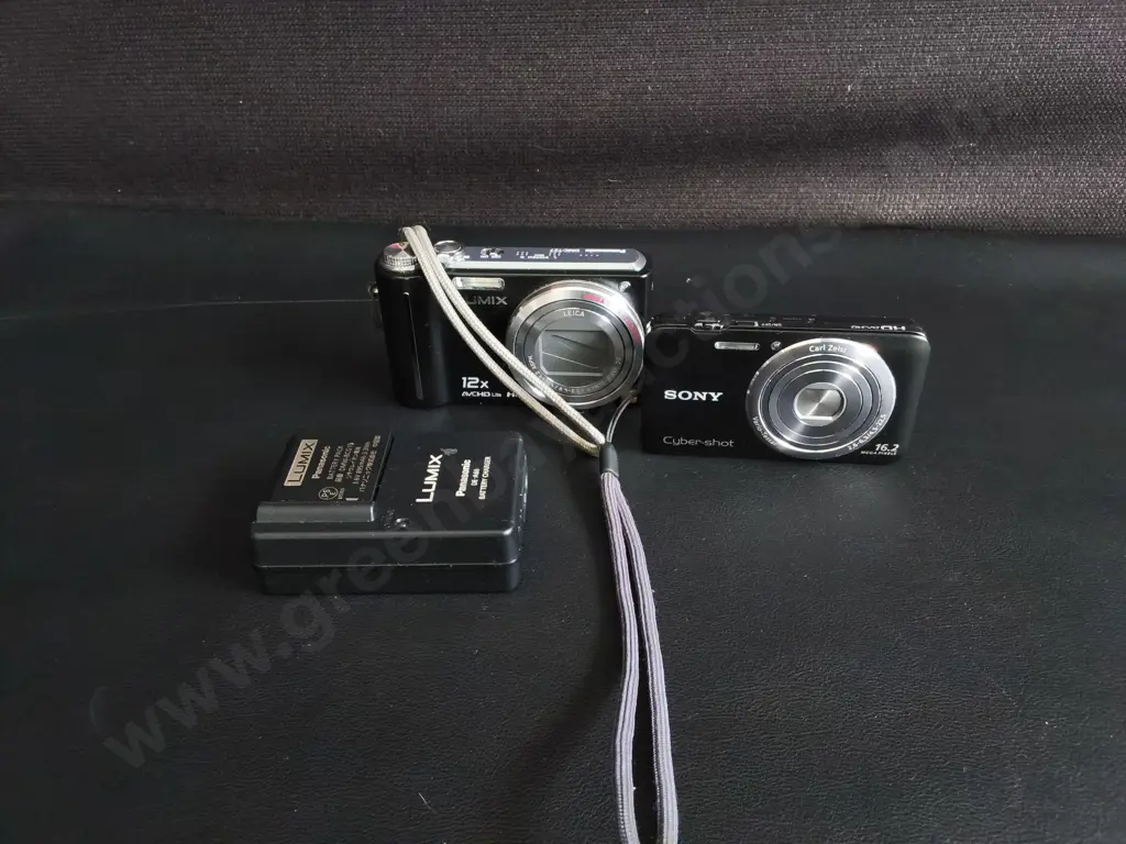 LUMIX AND SONY CYBERSHOT DIGITAL CAMERAS, UNTESTED Image 1++