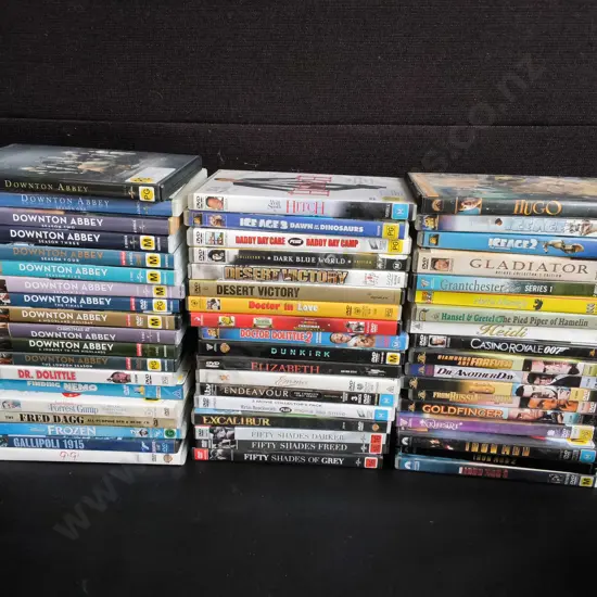 MIX OF DVDS