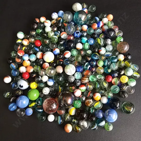 BOX OF MARBLES