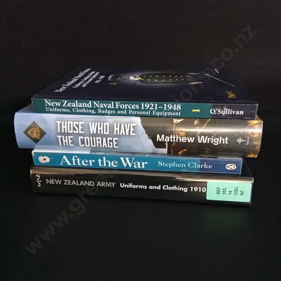 4 BOOKS ON NZ MILITARY HISTORY