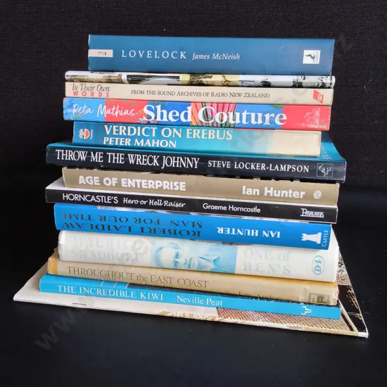 13 NZ HISTORY BOOKS