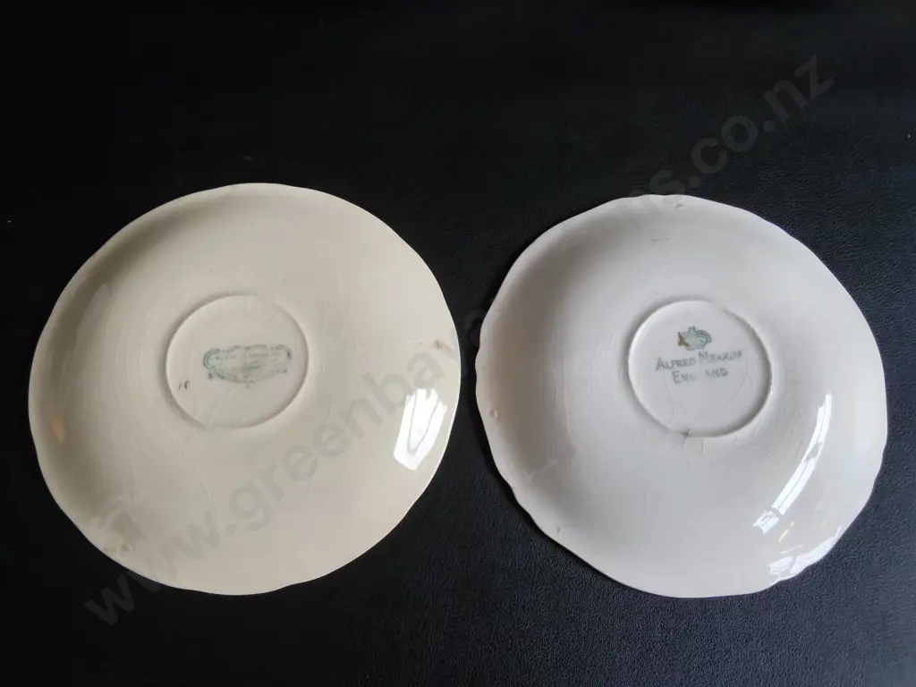 MIX OF VINTAGE SAUCER SETS, 14 PIECES TOTAL, WIDEST DIA 14.5 CM Image 1++