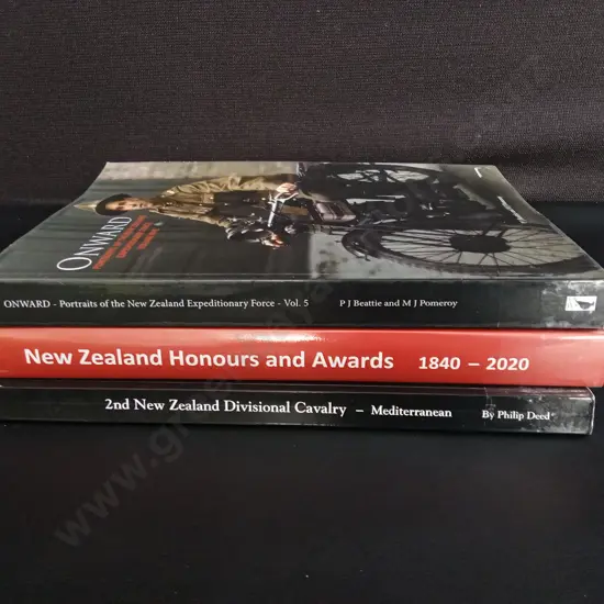 3 BOOKS ON NZ MILITARY AND HISTORY